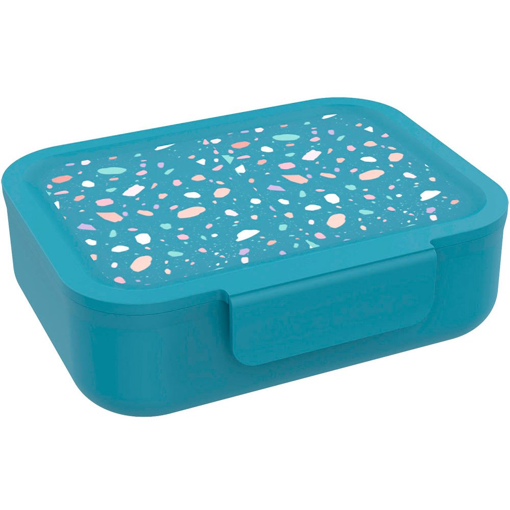 Lunch Buddies Terrazzo Lunch Box Blue