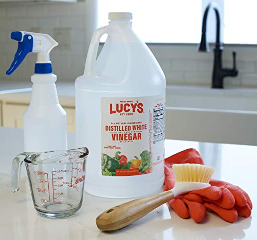 Lucy's Family Owned - Natural Distilled White Vinegar, 1 Gallon (128 oz) - 5% Acidity