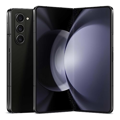 SAMSUNG Galaxy Z Fold 5 Cell Phone, Unlocked Android Smartphone, 256GB, Big 7.6” Screen for Streaming, Gaming, 6.2” Cover Display, Dual App View, Flex Mode, US Version, 2023, Phantom Black