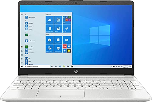 HP 15 Laptop, 11th Generation Intel Core i3-1115G4, Intel UHD Graphics,8 GB RAM, 256 GB SSD, 15.6-inch Full HD Display, Windows 10 Home, 802.11ac, Bluetooth, HDMI, Silver W/ Silmarils Accessories