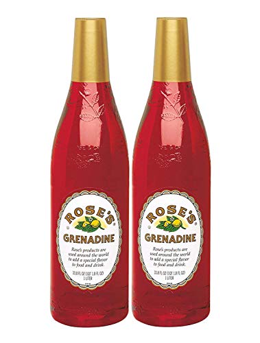 Rose's Grenadine, 1 Liter (2-Pack)