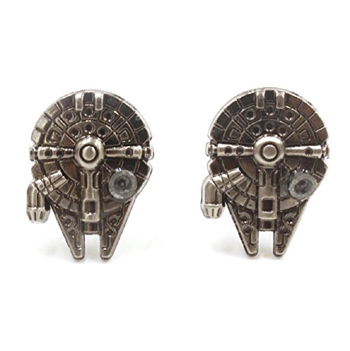 AOVEI Mens Cufflinks Gift Choose (Millennium Falcon)