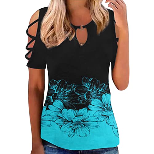 Womens Tops Casual,Womens T Shirts Basic V Neck Tee Loose Fitting Casual Short Sleeve Tops Plus Size Tops for Women Plus Size Tops for Women Oversized T Shirts for Women Women Tops Black