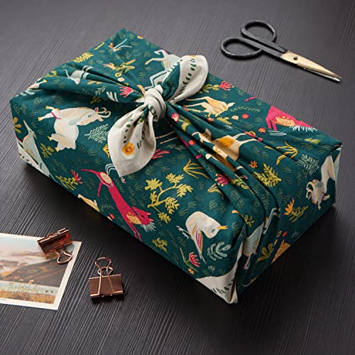 Danica Studio Reusable Furoshiki Gift Wrap, Boundless