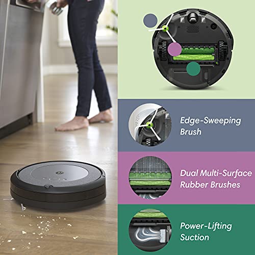 iRobot Roomba i3 EVO (3150) Wi-Fi Connected Robot Vacuum – Now Clean by Room with Smart Mapping Works with Alexa Ideal for Pet Hair Carpets & Hard Floors, Roomba i3