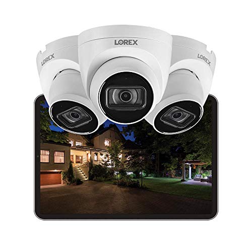 Lorex Indoor/Outdoor 4K IP Dome Security Camera, Add-On Dome Camera for Wired Surveillance System, Color Night Vision and Ultra HD, 1 Dome Camera