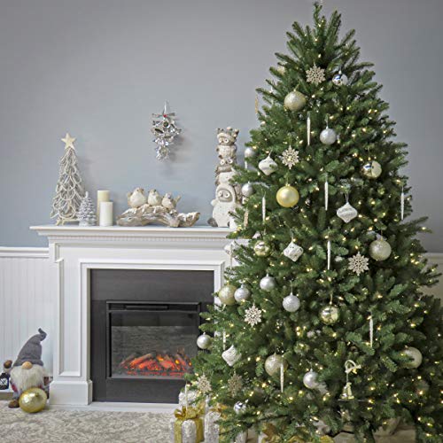 National Tree Company Artificial Full Christmas Tree, Green, Dunhill Fir, Includes Stand, 6.5 Feet