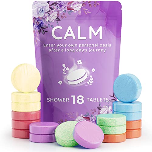 18 Pack Shower Steamers - Mother's Day, Birthday Gifts - Shower Bombs with Lavender Mint Rose Coco Ocean Grapefruit Natural Fragrance, Self Care & Relaxation Gifts for Women and Men