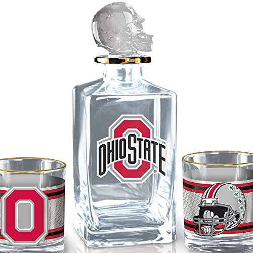 Ohio State Buckeyes Glassware Set by The Bradford Exchange