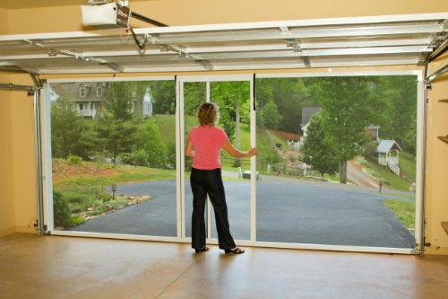 Lifestyle Screens Garage Door Screen 7'H with Standard Screen Material (16'Wx7'H, White)