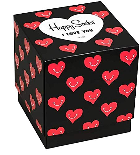 Happy Socks Men's I Love You Valentine's Day Gift Box 10-13