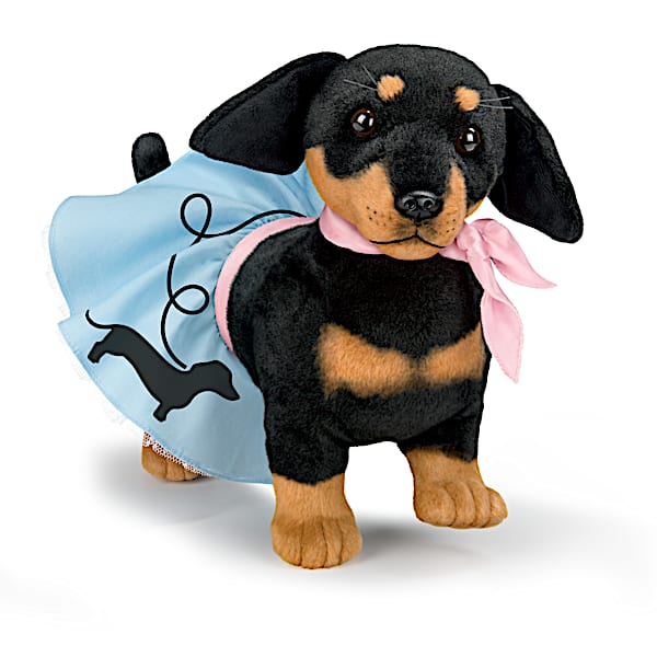 Hold That Pose Plush Dachshund