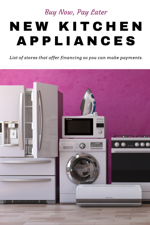 Buy Appliances Now, Pay Later