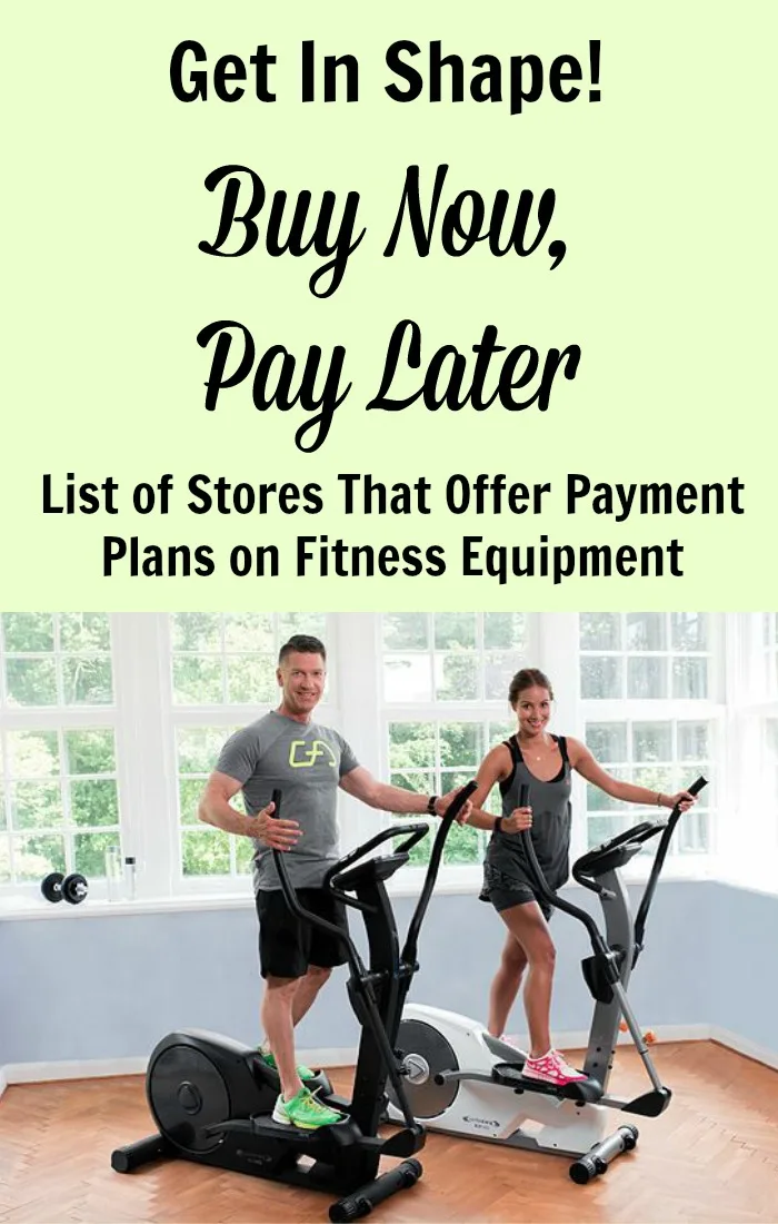 Buy Fitness Equipment Now, Pay Later