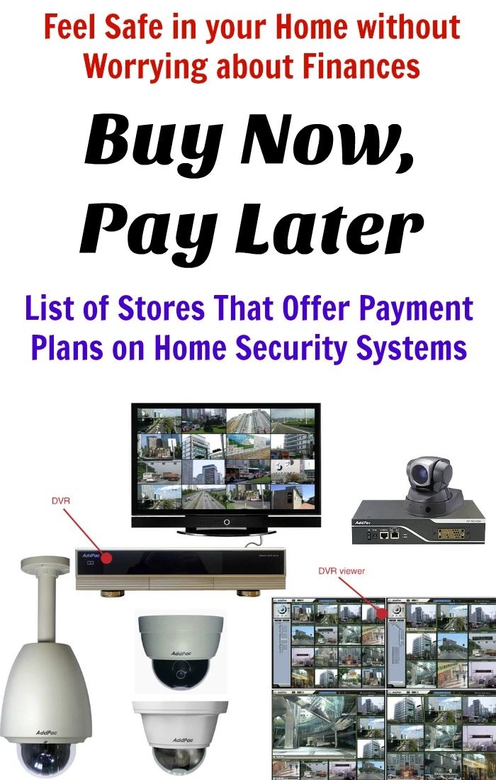 Buy Home Security System Now, Pay Later