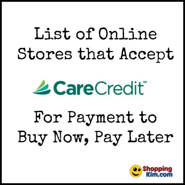 Online Stores That Accept Care Credit To Buy Now, Pay Later