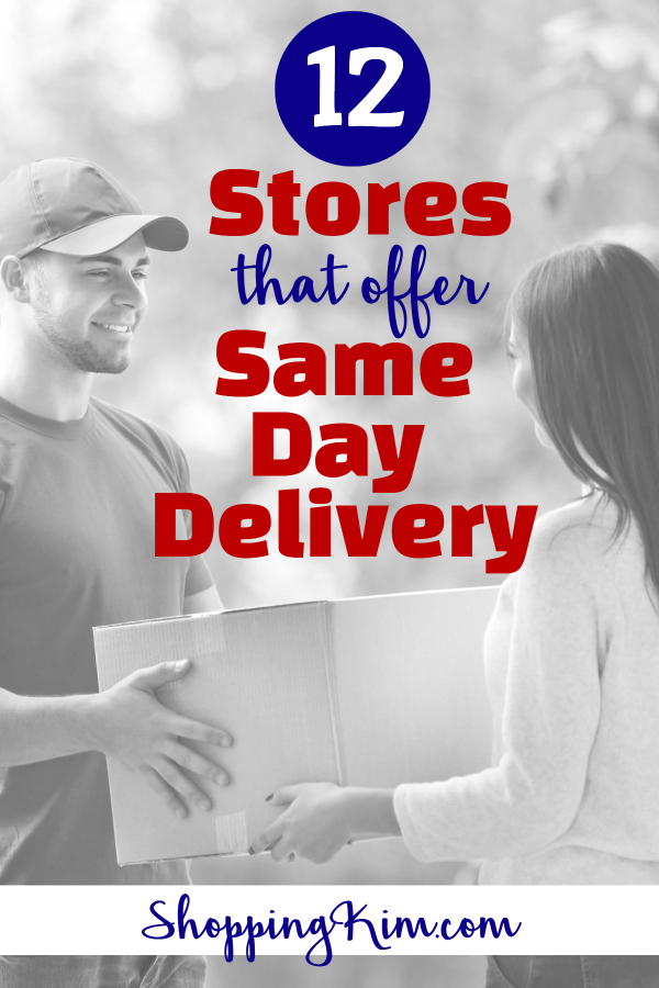 Stores That Offer Same Day Delivery