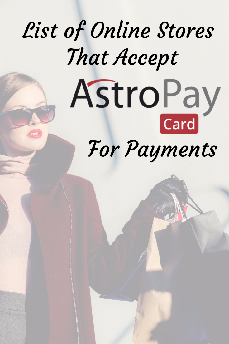 Online Stores That Accept AstroPay For Payment