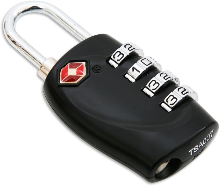 TSA Approved Luggage Lock BLACK (62974)