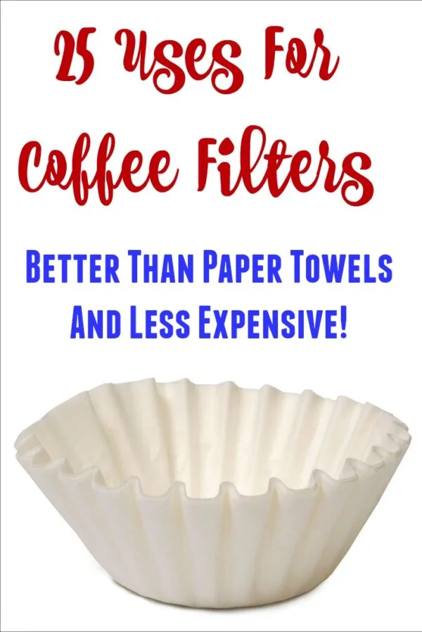 25 Uses For Coffee Filters: Better Than Paper Towels And Less Expensive!