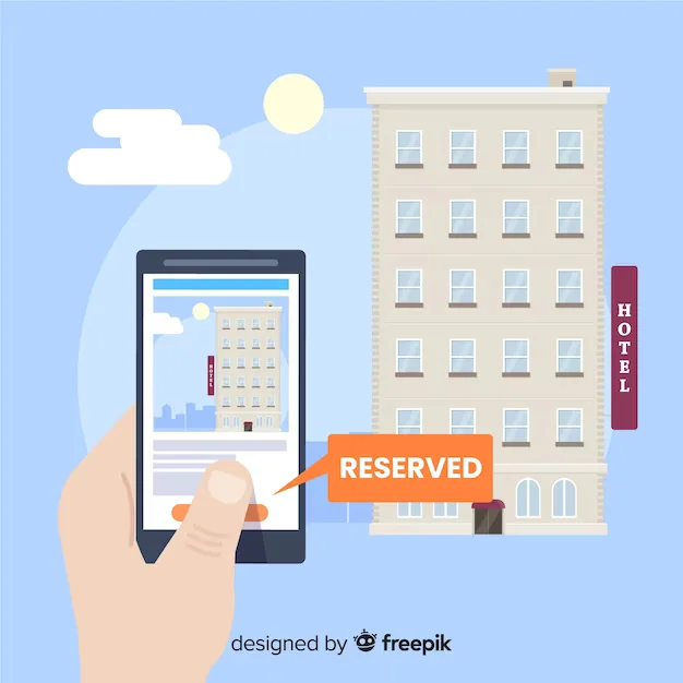 hotel booking using booking.com