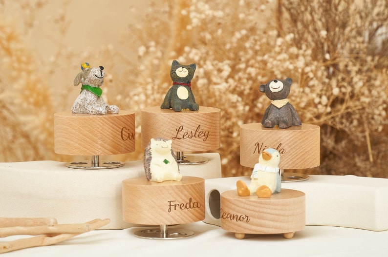 Personalized Animal Music Box