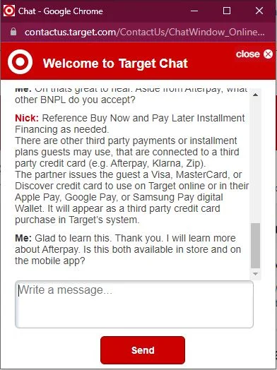 screenshot of target chat 4