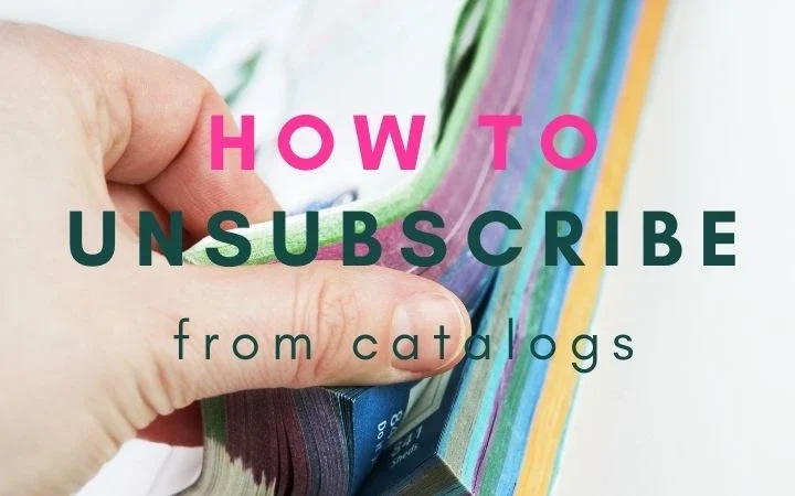 catalog unsubscribe