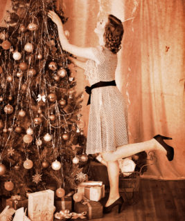 vintage christmas tree