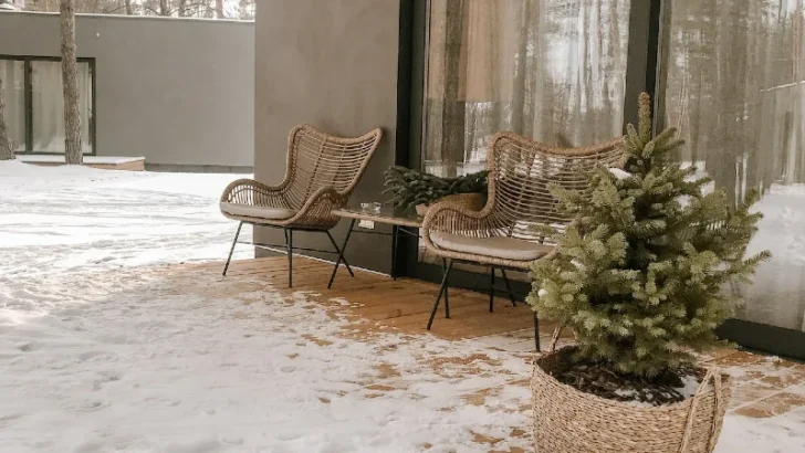 winter patio